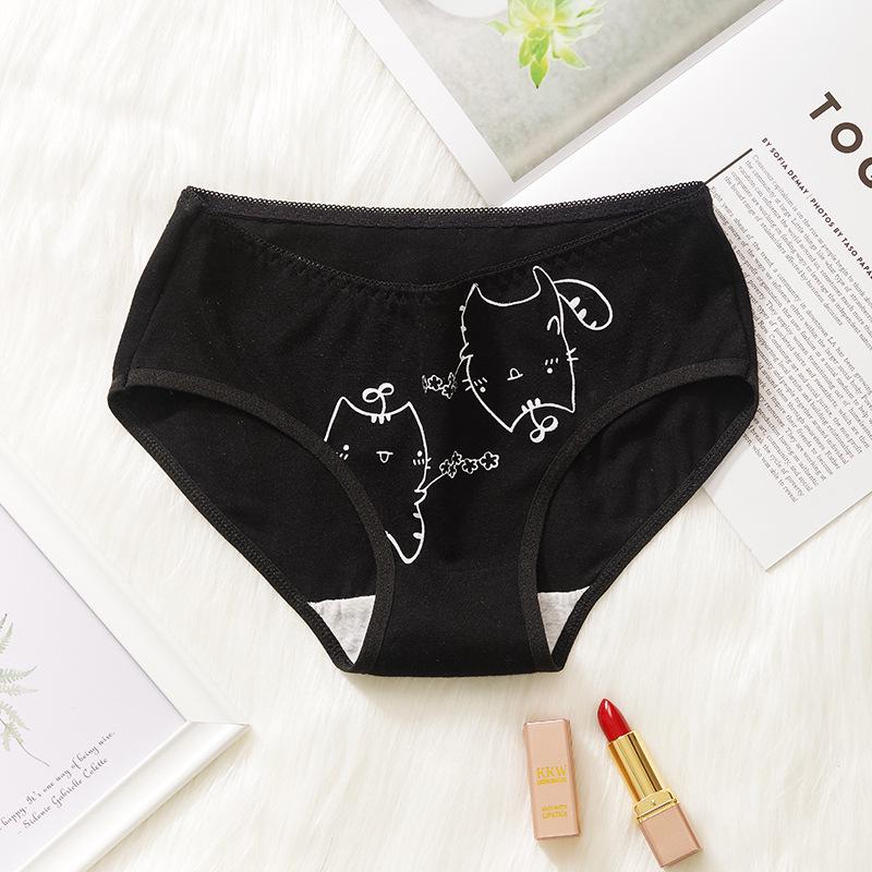 Бавовняні трусики-сліпи для дівчаток з чорним котиком - Милі, зручні трусики із середньою посадкою Medium
Бавовняні трусики-сліпи для дівчаток з чорним котиком - Милі, зручні трусики із середньою посадкою Medium