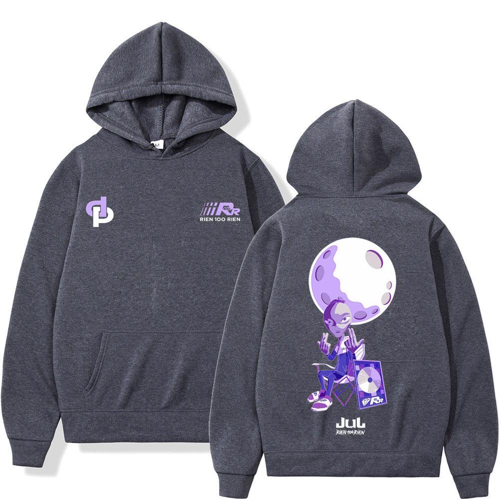 France Rapper Jul Rien 100 Rien Album Merch Hoodies Men Women Clothing Fashion Hip Hop Long-sleeved Sweatshirt Casual Pullovers L
France Rapper Jul Rien 100 Rien Album Merch Hoodies Men Women Clothing Fashion Hip Hop Long-sleeved Sweatshirt Casual Pullovers L