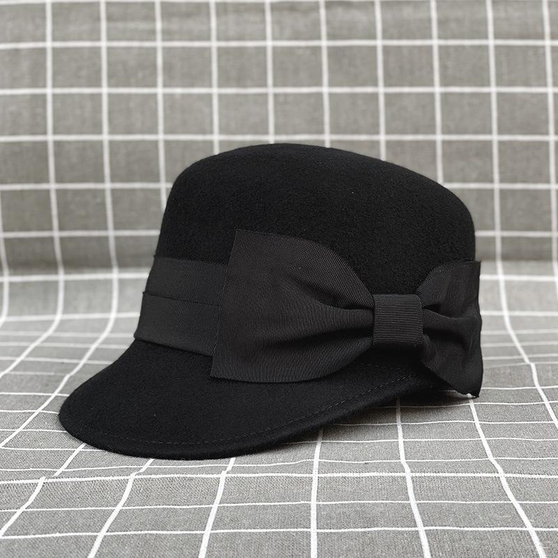 Japanese Bow Woolen Equestrian Hat Women S Retro Casual Cap Traveling Knight Hat one size fits most (55-58cm, adjustable smaller)
Japanese Bow Woolen Equestrian Hat Women S Retro Casual Cap Traveling Knight Hat one size fits most (55-58cm, adjustable smaller)