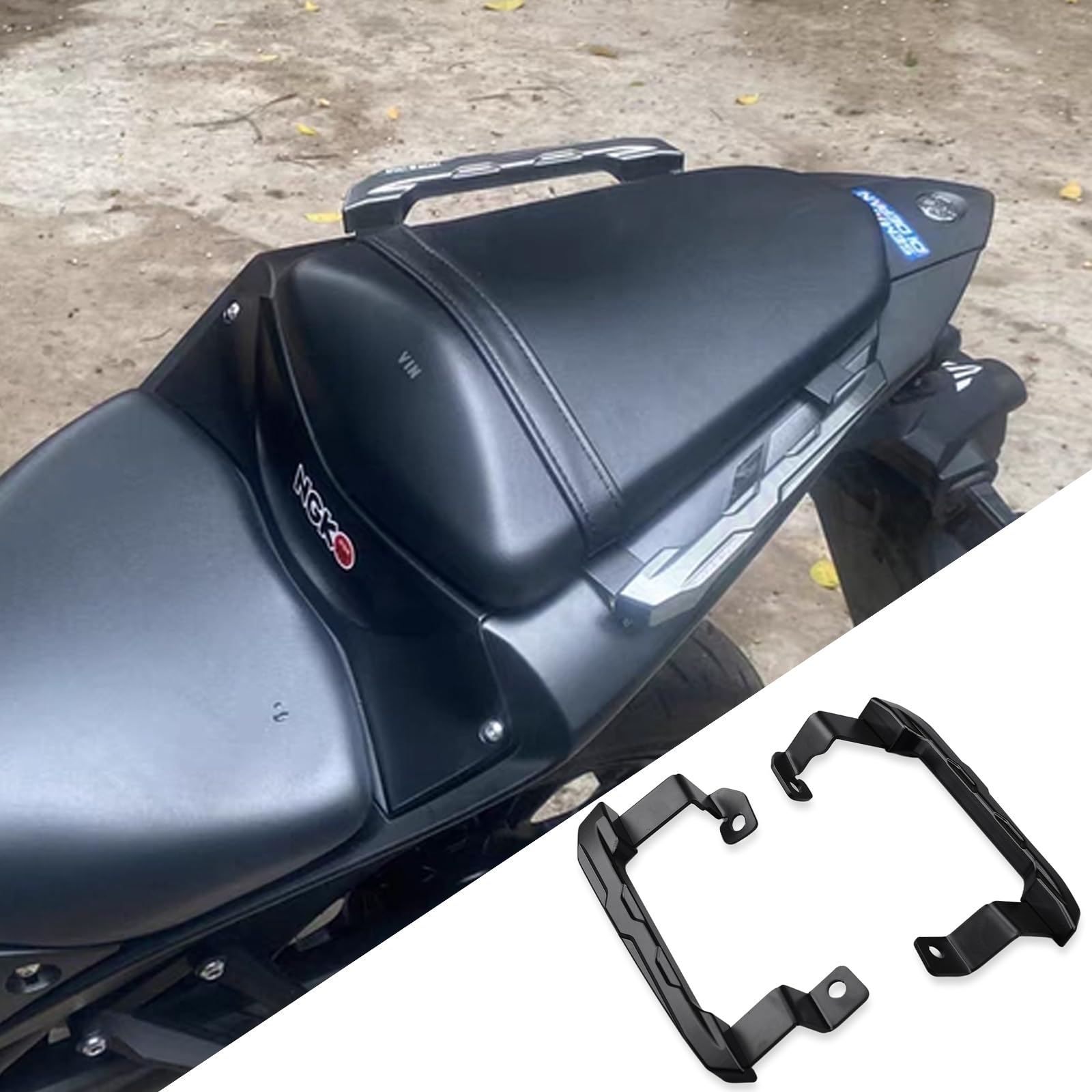 Motorcycle Assist Grips & Side Grips for Yamaha YZF-R3 (2019-2022), MT-03 (2020-2022), MT-25 (2018-2021), and YZF-R25 (2018-2021) (Black)
Motorcycle Assist Grips & Side Grips for Yamaha YZF-R3 (2019-2022), MT-03 (2020-2022), MT-25 (2018-2021), and YZF-R25 (2018-2021) (Black)