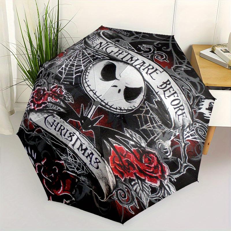 Jack Skellington,Nightmare Before Christmas Themed Automatic Opening and Closing Folding Umbrella, Reinforced 8 Ribs, Compact Travel Design,
Jack Skellington,Nightmare Before Christmas Themed Automatic Opening and Closing Folding Umbrella, Reinforced 8 Ribs, Compact Travel Design,