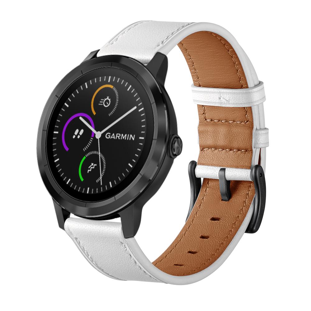 20mm Top-layer Genuine Leather Watch Strap Replacement for Garmin Vivoactive 3/Vivomove HR White
20mm Top-layer Genuine Leather Watch Strap Replacement for Garmin Vivoactive 3/Vivomove HR White