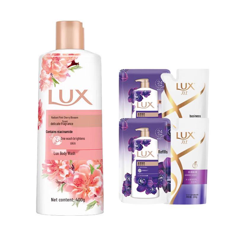 Lux Pink Cherry Blossom Scented Bath & Hair Care Set
Lux Pink Cherry Blossom Scented Bath & Hair Care Set