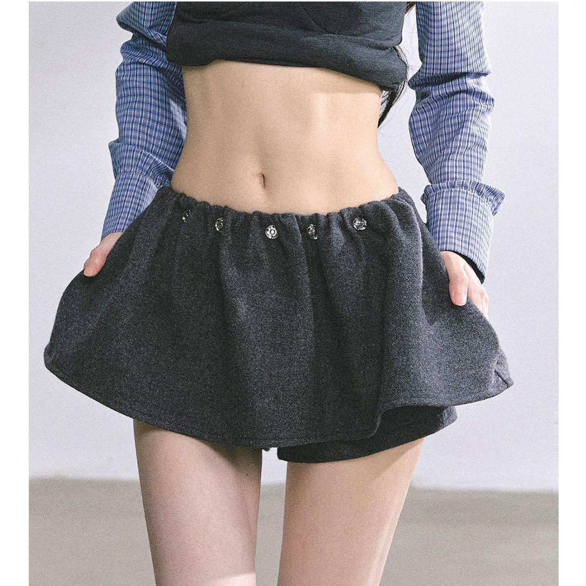 French Retro Woolen Fluffy Spicy Girl Skirt: Spring Style, Slimming, Anti-exposure, for Slightly Chubby Pear Shapes S (30-40 kg) темно-сірий
French Retro Woolen Fluffy Spicy Girl Skirt: Spring Style, Slimming, Anti-exposure, for Slightly Chubby Pear Shapes S (30-40 kg) темно-сірий