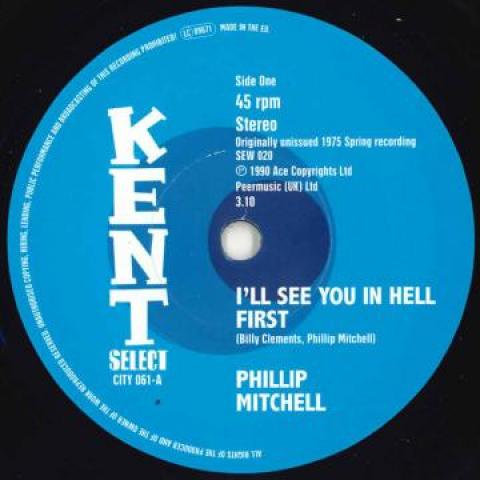 7inch Record PHILLIP MITCHELL / RAY GODFREY - I ll See You In Hell First / I Ain CITY061 Kent 2019 UK Soul/Funk
7inch Record PHILLIP MITCHELL / RAY GODFREY - I ll See You In Hell First / I Ain CITY061 Kent 2019 UK Soul/Funk