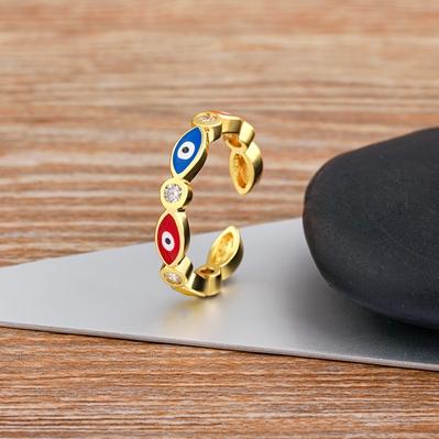 Nidin New Style Open Bohemian Rainbow Evil Eye Rhinestone Rings for Women Vintage Finger Devil Adjustable Jewelry Party Gift
Nidin New Style Open Bohemian Rainbow Evil Eye Rhinestone Rings for Women Vintage Finger Devil Adjustable Jewelry Party Gift