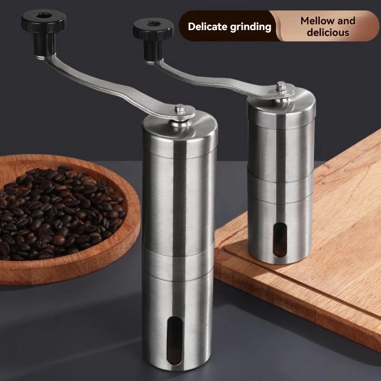 Stainless Home Portable Manual Coffee Grinder Hand Coffee Mill with Ceramic Burrs Adjustable Settings Portable Hand Crank Tools
Stainless Home Portable Manual Coffee Grinder Hand Coffee Mill with Ceramic Burrs Adjustable Settings Portable Hand Crank Tools
