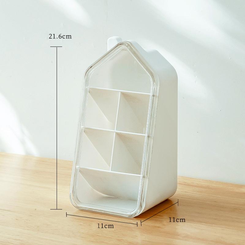 45° Angled Pen Organizer with 6 Compartments and Drawer Pencil Container House-Shaped Storage Holder for Office Supplies Makeup
45° Angled Pen Organizer with 6 Compartments and Drawer Pencil Container House-Shaped Storage Holder for Office Supplies Makeup
