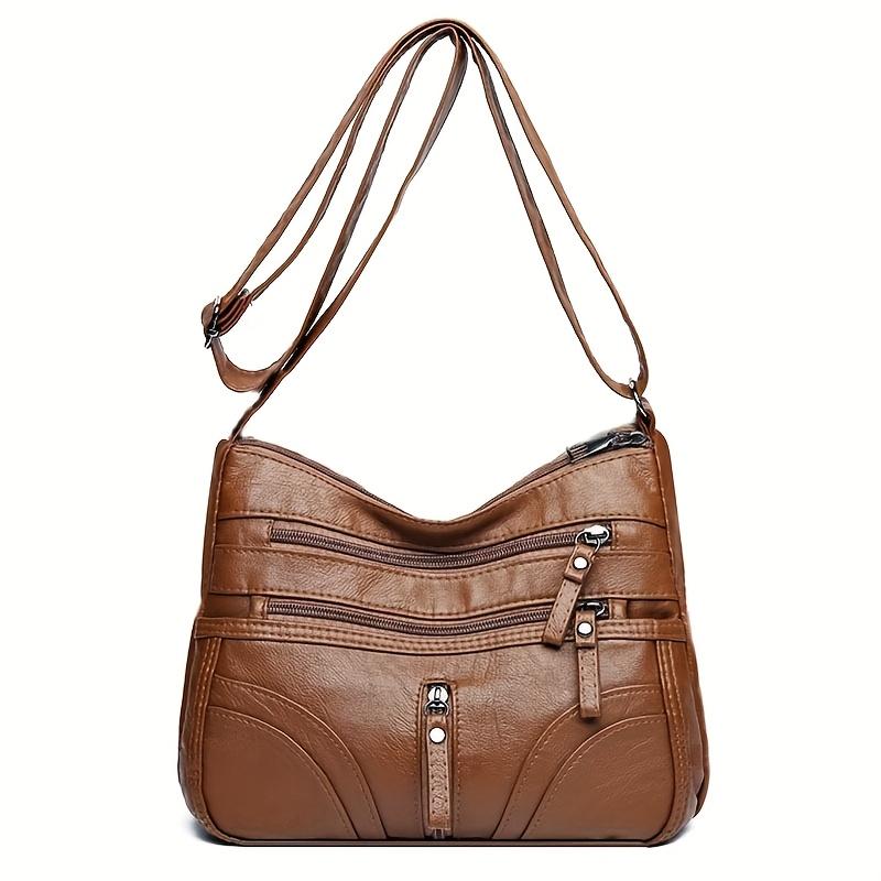 Retro Leather Shoulder Crossbody Bag, Stylish and Versatile Minimalist Handbag, Large Capacity Women s Commuting Bags коричневий
Retro Leather Shoulder Crossbody Bag, Stylish and Versatile Minimalist Handbag, Large Capacity Women s Commuting Bags коричневий
