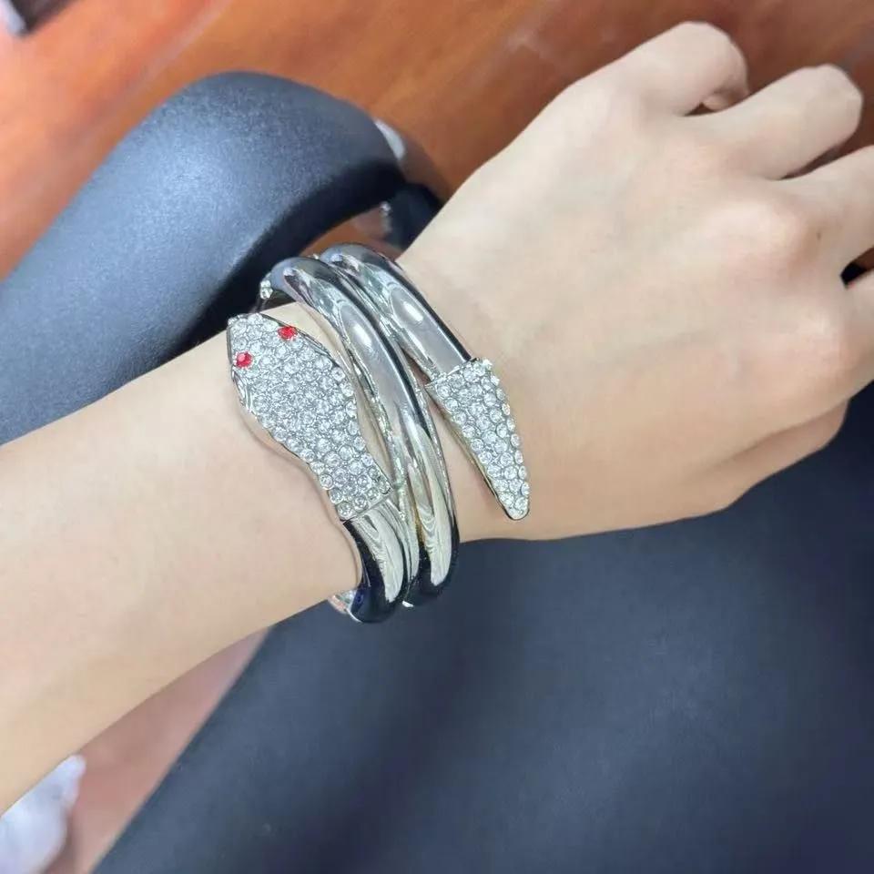Exaggerated New Snake-shaped Advanced Snake Bracelet, Versatile and Luxurious one size(17-20cm)
Exaggerated New Snake-shaped Advanced Snake Bracelet, Versatile and Luxurious one size(17-20cm)