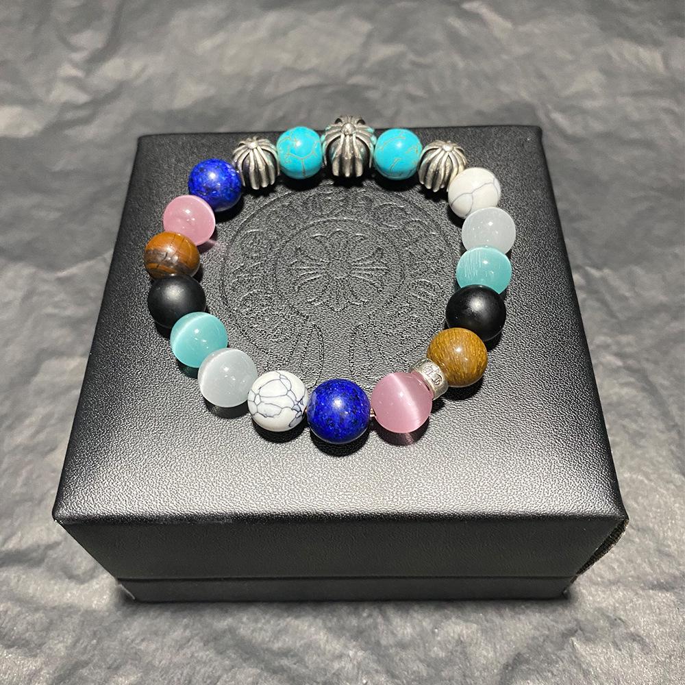 CH Kroxin Cross-Border Hot Selling Bracelet: Seven Stars Line with Natural Stone, Crystal Cat s Eye, Obsidian, and Tiger s Eye 18 cm
CH Kroxin Cross-Border Hot Selling Bracelet: Seven Stars Line with Natural Stone, Crystal Cat s Eye, Obsidian, and Tiger s Eye 18 cm