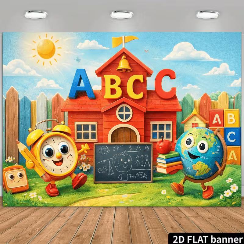 2D Cartoon ABC School Backdrop Kids Classroom Photography Background 47.2x31.5inch/120*80cm
2D Cartoon ABC School Backdrop Kids Classroom Photography Background 47.2x31.5inch/120*80cm