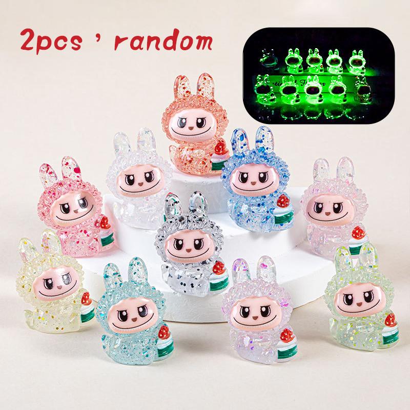 2Pcs Cartoon Luminous Labubu Figurine Micro Landscape Decoration Mini Resin Crafts Ornaments Diy Desktop Decoration Accessories onesize
2Pcs Cartoon Luminous Labubu Figurine Micro Landscape Decoration Mini Resin Crafts Ornaments Diy Desktop Decoration Accessories onesize