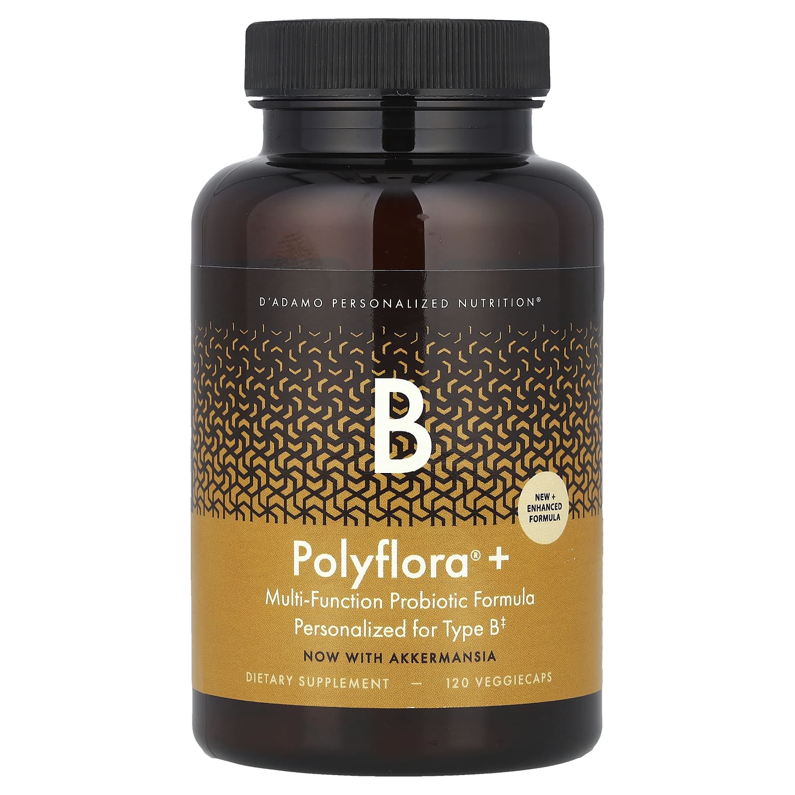 D Adamo, Polyflora® + B, Multi-Functional Probiotic Formula, 120 Veggie Capsules
D Adamo, Polyflora® + B, Multi-Functional Probiotic Formula, 120 Veggie Capsules