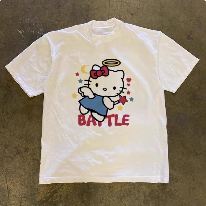 Sanrio 2026 Summer Comic Form Hello Kitty Image 100 Cotton Printed Casual Tshirt Adult Children Parentchild Top Casual Wear S
Sanrio 2026 Summer Comic Form Hello Kitty Image 100 Cotton Printed Casual Tshirt Adult Children Parentchild Top Casual Wear S