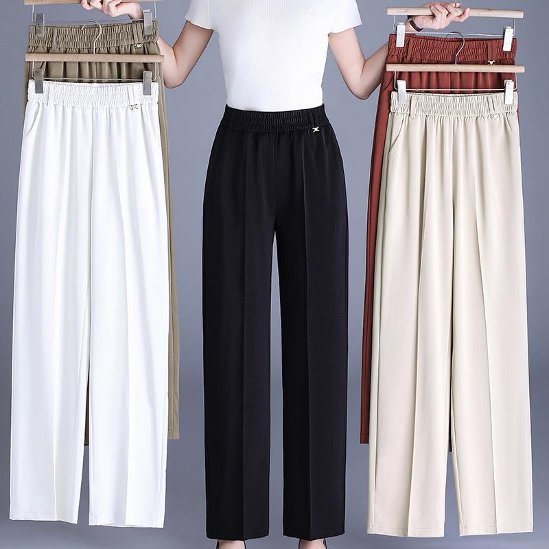 Middle-Aged & Elderly Women s Elastic Waist Wide-Leg Pants – Thin, Plus Size, Nine-Point Length for Spring & Autumn 4XL
Middle-Aged & Elderly Women s Elastic Waist Wide-Leg Pants – Thin, Plus Size, Nine-Point Length for Spring & Autumn 4XL