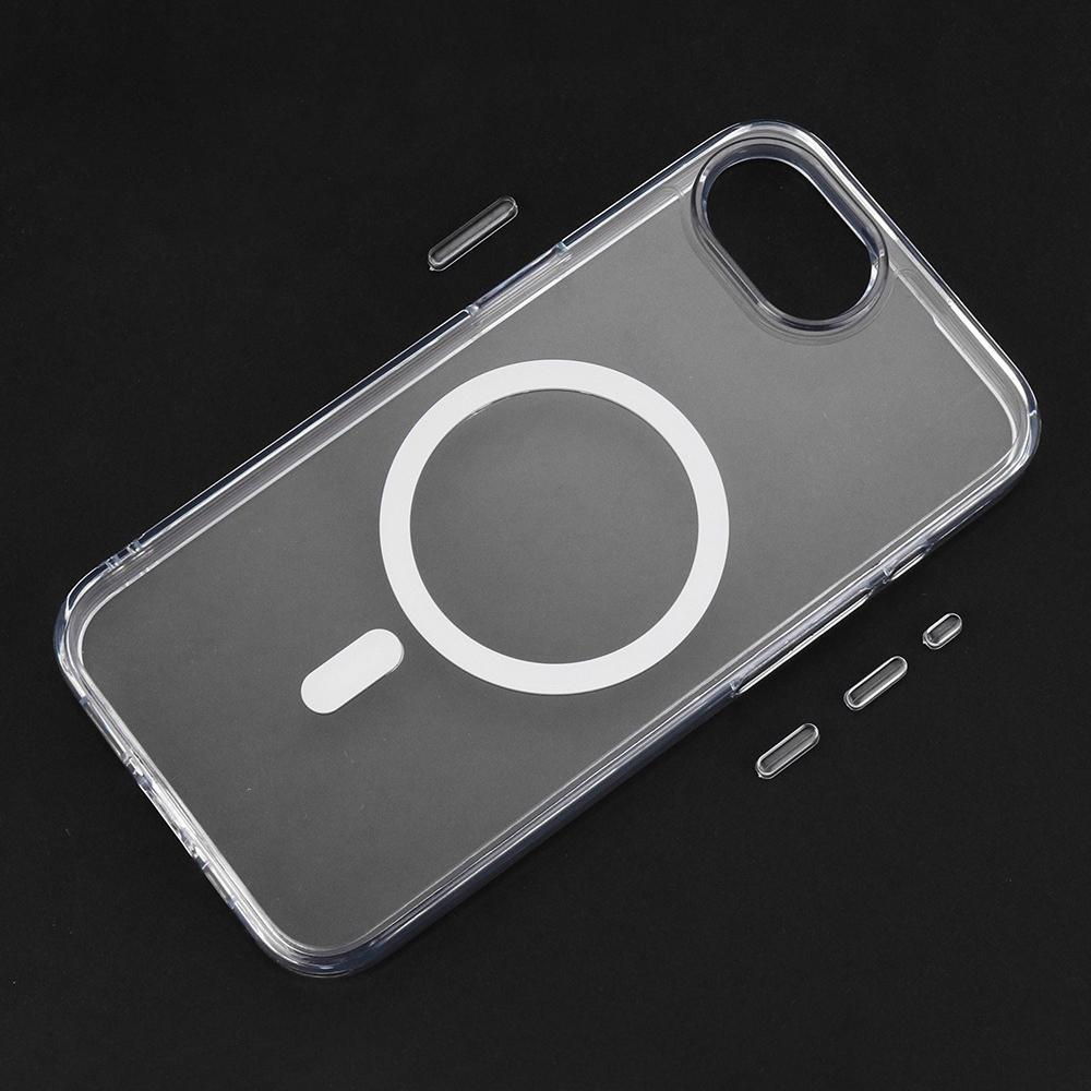 For iPhone 16e Magnetic Case TPU+PC Clear Phone Back Cover 2mm Thickness Type A
For iPhone 16e Magnetic Case TPU+PC Clear Phone Back Cover 2mm Thickness Type A