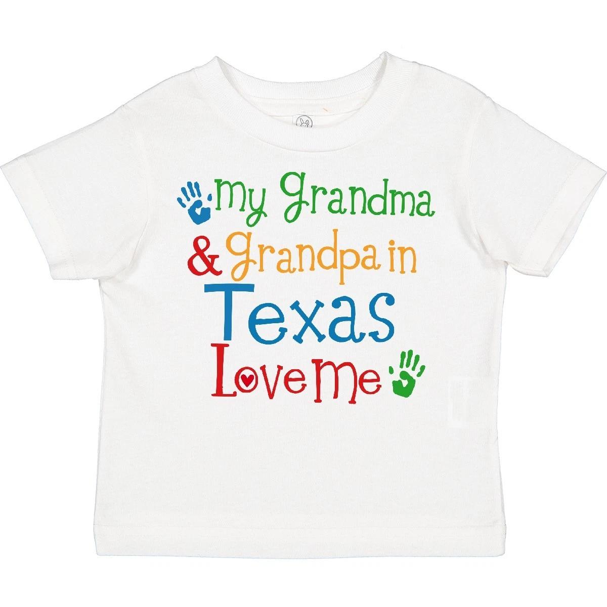 Inktastic Texas Grandma Loves Me Toddler kids boys T-Shirt State From Boys Girls Clothing 110
Inktastic Texas Grandma Loves Me Toddler kids boys T-Shirt State From Boys Girls Clothing 110