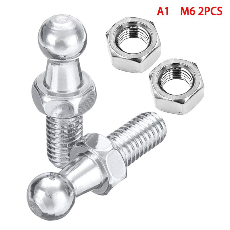 2Pcs M6 M8 Universal Car 10Mm Ball Silver Boot Bonnet Gas Struts Ball Ended End Fitting Pin Joint Valve Spring Holders M6
2Pcs M6 M8 Universal Car 10Mm Ball Silver Boot Bonnet Gas Struts Ball Ended End Fitting Pin Joint Valve Spring Holders M6
