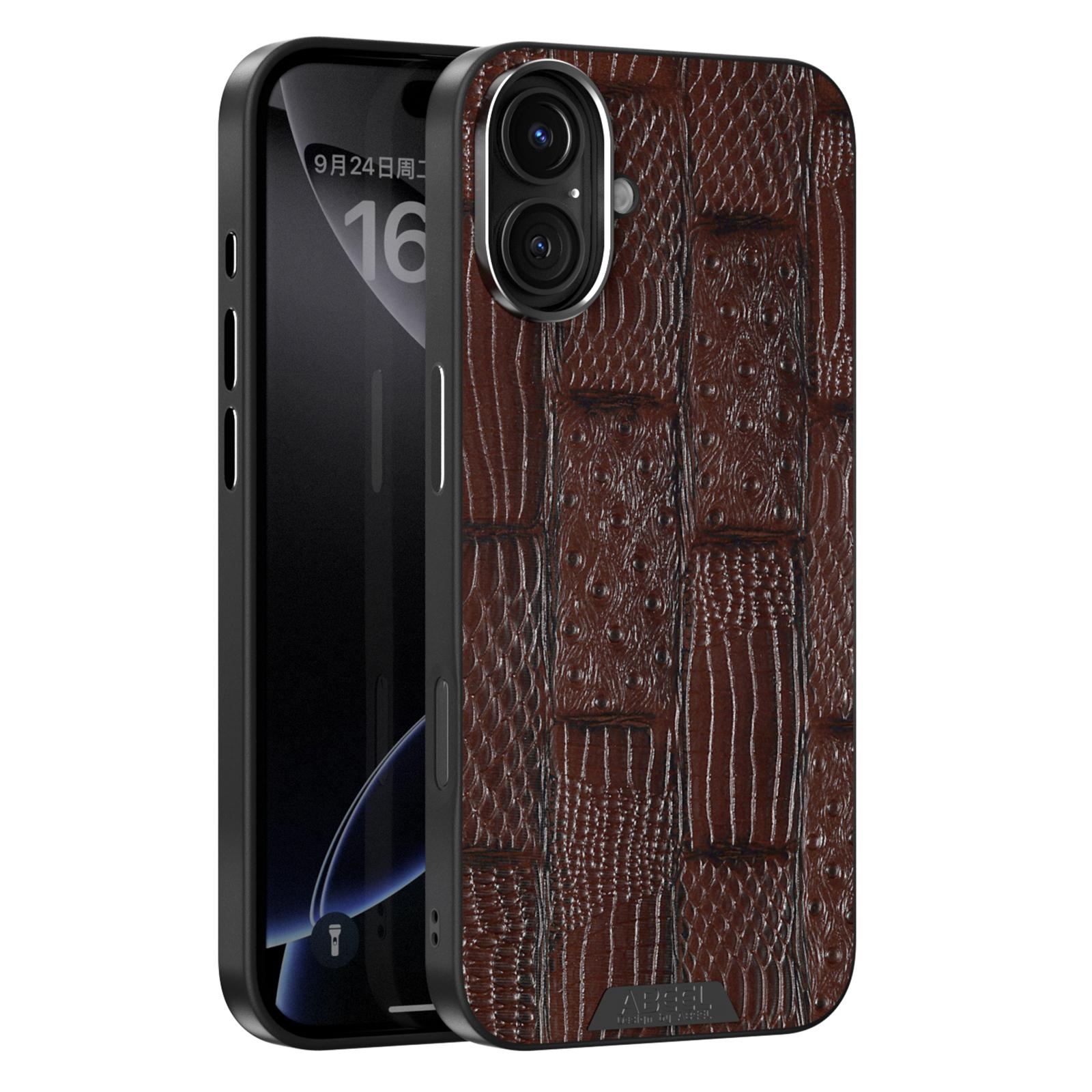 ABEEL Чехол для iPhone 16, совместимый с MagSafe, Текстура зверя, Микро-тиснение, Задняя крышка Coffee
ABEEL Чехол для iPhone 16, совместимый с MagSafe, Текстура зверя, Микро-тиснение, Задняя крышка Coffee