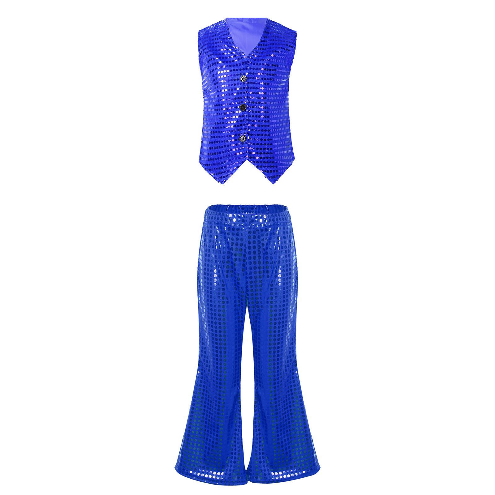 Детский Мальчики Девочки Джаз Латина Чача Танцы Диско Сценический Костюм Подростковый Танцевальный Комплект Блестящий Жилет Жилет с Брюками Клеш королевский синий
Детский Мальчики Девочки Джаз Латина Чача Танцы Диско Сценический Костюм Подростковый Танцевальный Комплект Блестящий Жилет Жилет с Брюками Клеш королевский синий