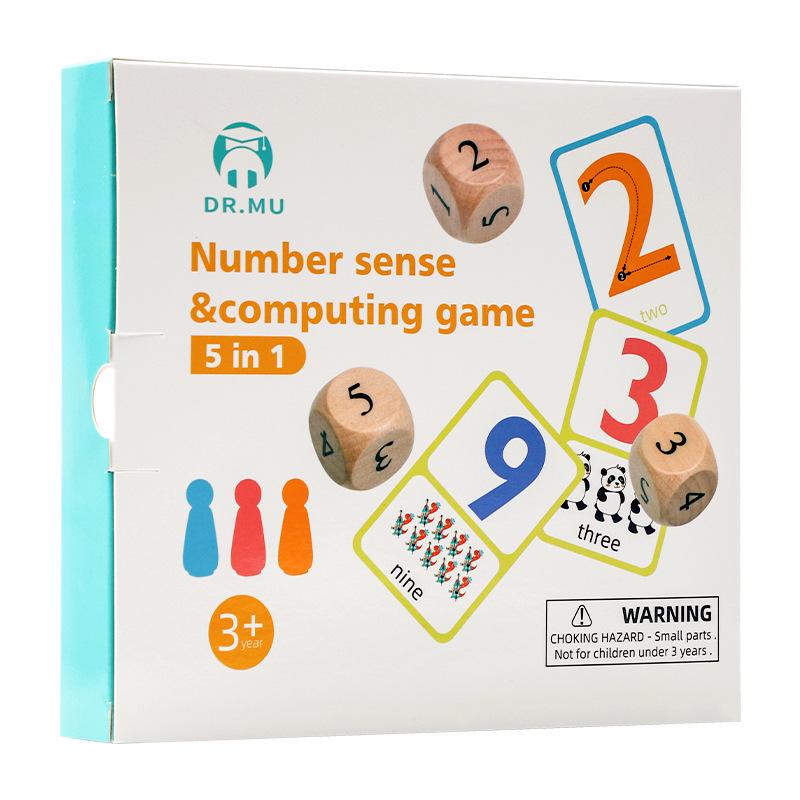 Five-in-One Math Sense Game: Kids Early Education, Parent-Child Interaction, Puzzle & Leisure Table Game. 20.5 x 18.5 x 3 cm
Five-in-One Math Sense Game: Kids Early Education, Parent-Child Interaction, Puzzle & Leisure Table Game. 20.5 x 18.5 x 3 cm