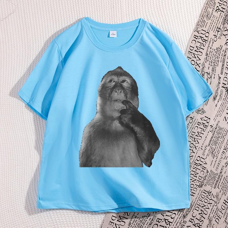 Funny Monkey T Shirt Unisex Women Stupid Meme Tshirt 90s Vintage Short Sleeve Tshirts Casual Oversized Hip Hop Loose Tee Shirt 4XL
Funny Monkey T Shirt Unisex Women Stupid Meme Tshirt 90s Vintage Short Sleeve Tshirts Casual Oversized Hip Hop Loose Tee Shirt 4XL