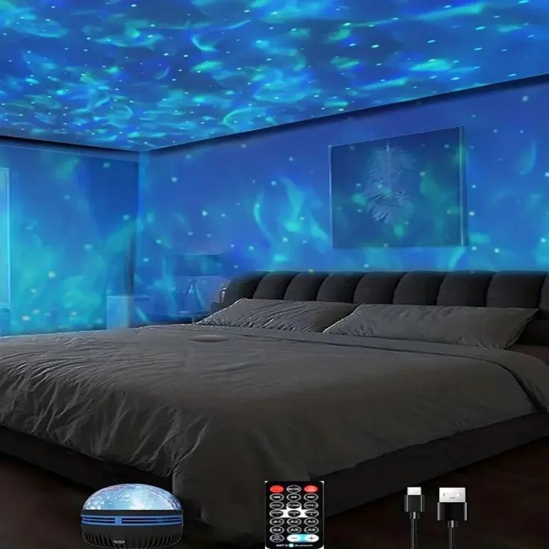 Rotating Water Ocean Wave Projector Led Night Light For Bedroom Decor Lamp Night Light Room Decor Colorful Starry Sky Projector
Rotating Water Ocean Wave Projector Led Night Light For Bedroom Decor Lamp Night Light Room Decor Colorful Starry Sky Projector
