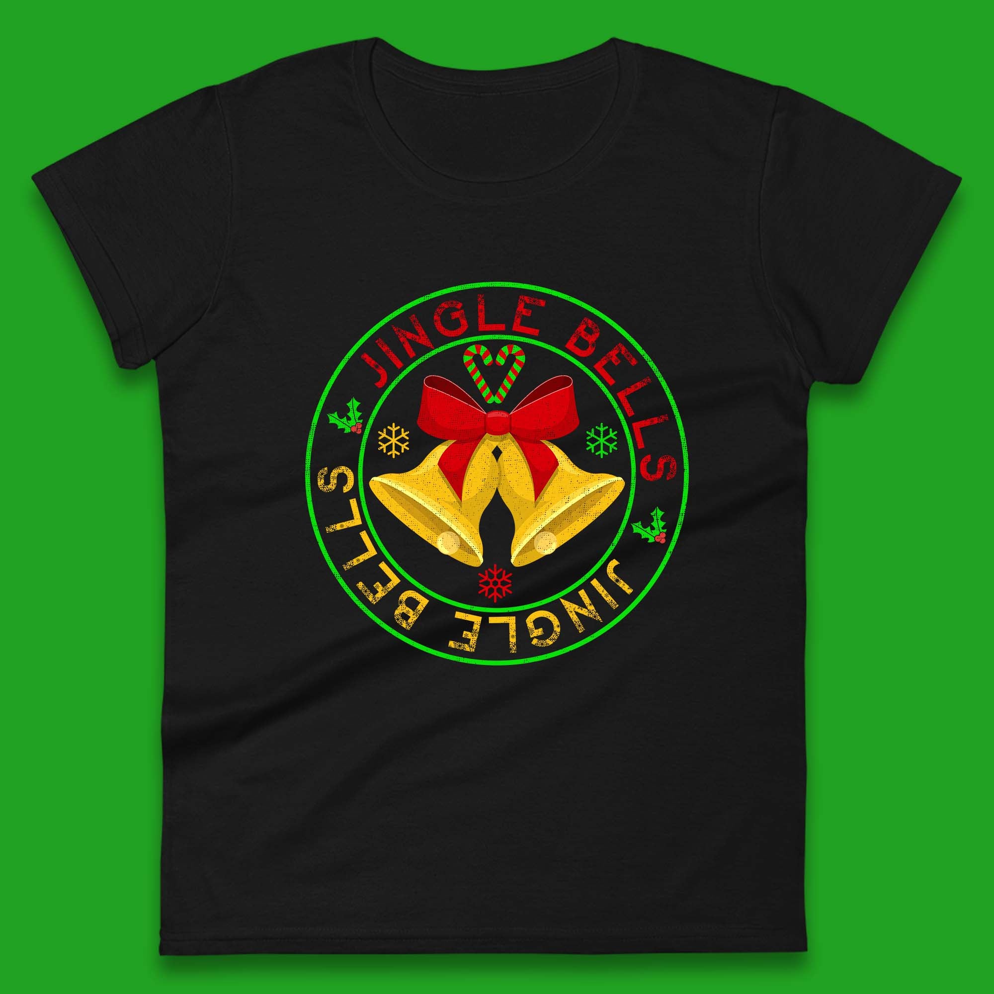 Jingle Bells Christmas Womens T Shirt Mens Tops Tees Unisex Christmas Bells Top S
Jingle Bells Christmas Womens T Shirt Mens Tops Tees Unisex Christmas Bells Top S
