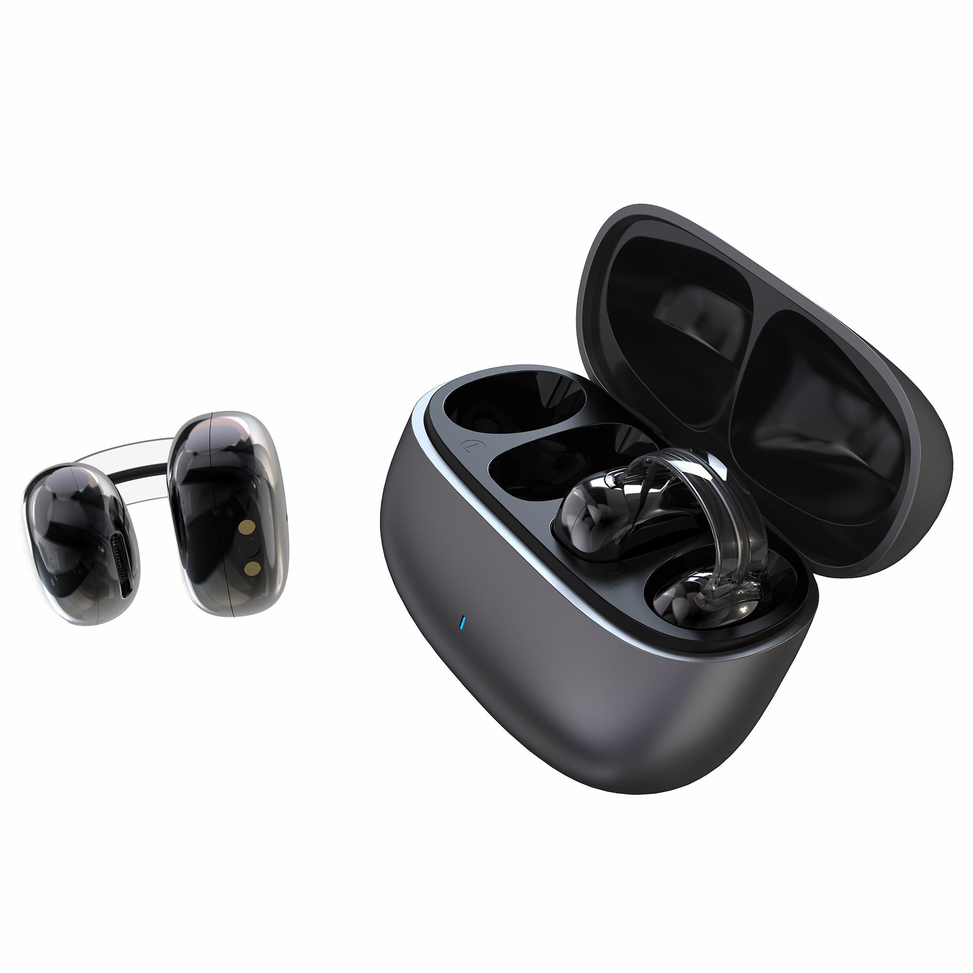 YX59 Open Ear OWS Clip On Wireless Headphones Noise Reduction Bluetooth-Compatible Earbuds Black
YX59 Open Ear OWS Clip On Wireless Headphones Noise Reduction Bluetooth-Compatible Earbuds Black