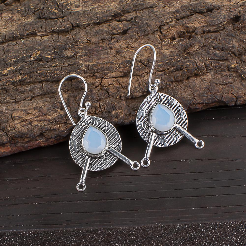 Amazing Milky Opal Gemstone Jewelry, 925 Sterling Silver Earrings, Handmade Meditation Earrings For Wedding Gift 1.86 Inches белый
Amazing Milky Opal Gemstone Jewelry, 925 Sterling Silver Earrings, Handmade Meditation Earrings For Wedding Gift 1.86 Inches белый