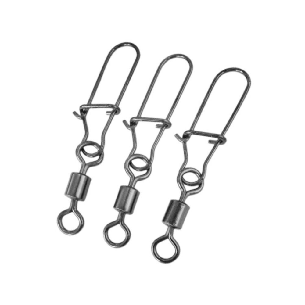 50pcs/100pcs Bearing Rolling Swivel Snap Connector Bait Terminal Fishing Tackle White 50pcs
50pcs/100pcs Bearing Rolling Swivel Snap Connector Bait Terminal Fishing Tackle White 50pcs