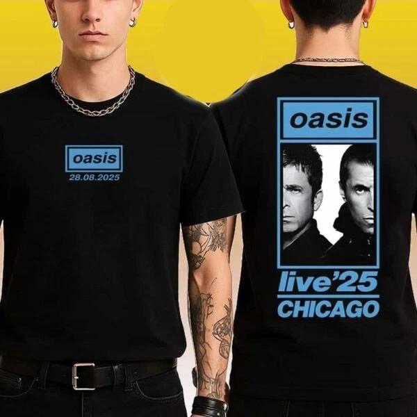 HOT!!! Oasis Chicago IL 2025 Soldier Field On August 28 Live North America Tour Unisex T-Shirt XXXXL
HOT!!! Oasis Chicago IL 2025 Soldier Field On August 28 Live North America Tour Unisex T-Shirt XXXXL