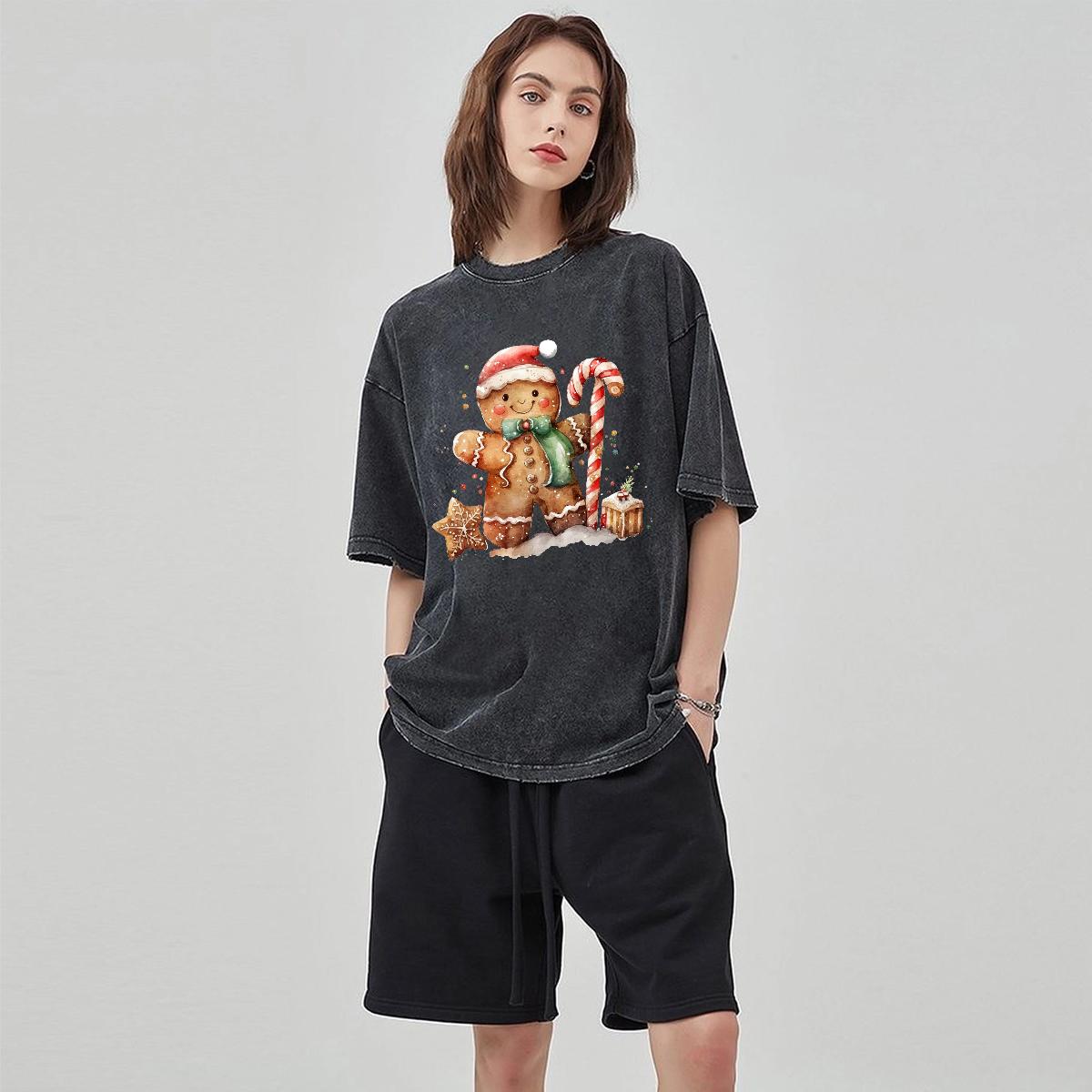 Christmas Theme Bear Doll Print Women s T-Shirt Washed Distressed Style Oversized Short Sleeve Soft Stretch Fabric Top 3XL
Christmas Theme Bear Doll Print Women s T-Shirt Washed Distressed Style Oversized Short Sleeve Soft Stretch Fabric Top 3XL
