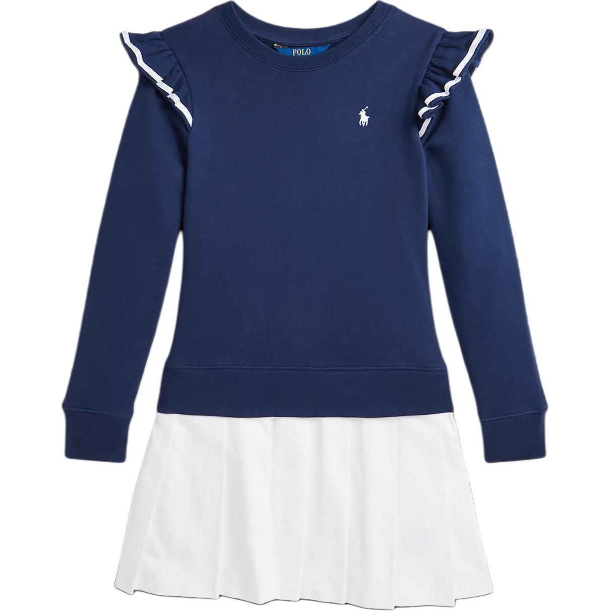 Polo Ralph Lauren Woven Skirt Terry Dress Logo Embroidery Color Block Short Sleeve Kids dresses Blue CWPODRSG3D20945-410 XL
Polo Ralph Lauren Woven Skirt Terry Dress Logo Embroidery Color Block Short Sleeve Kids dresses Blue CWPODRSG3D20945-410 XL