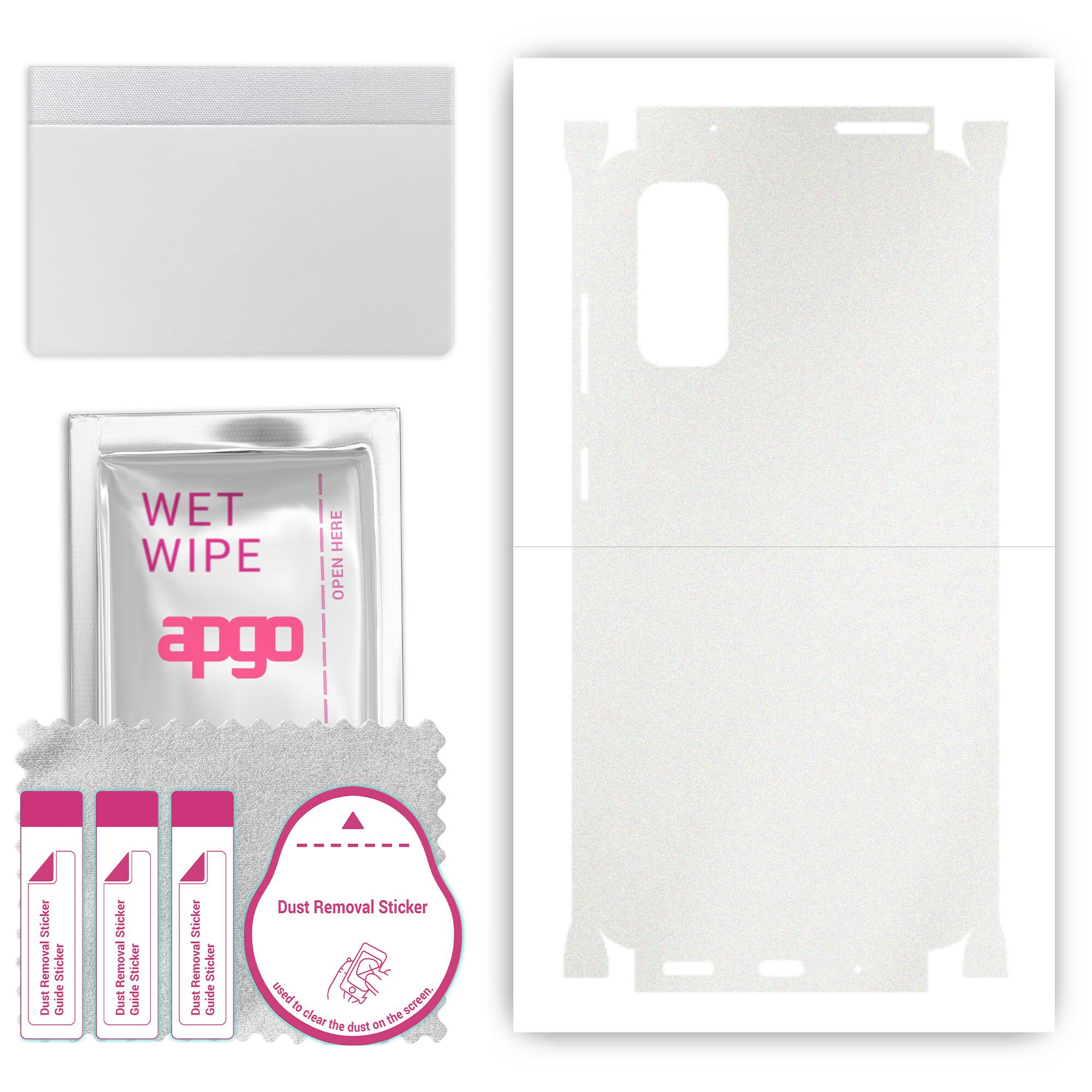Apgo Protective Skin Sticker for the back+sides compatible with Samsung Galaxy S20 5G UW, Full Wrap Film, Foil, Vinyl - Pattern Matte Transparent
Apgo Protective Skin Sticker for the back+sides compatible with Samsung Galaxy S20 5G UW, Full Wrap Film, Foil, Vinyl - Pattern Matte Transparent