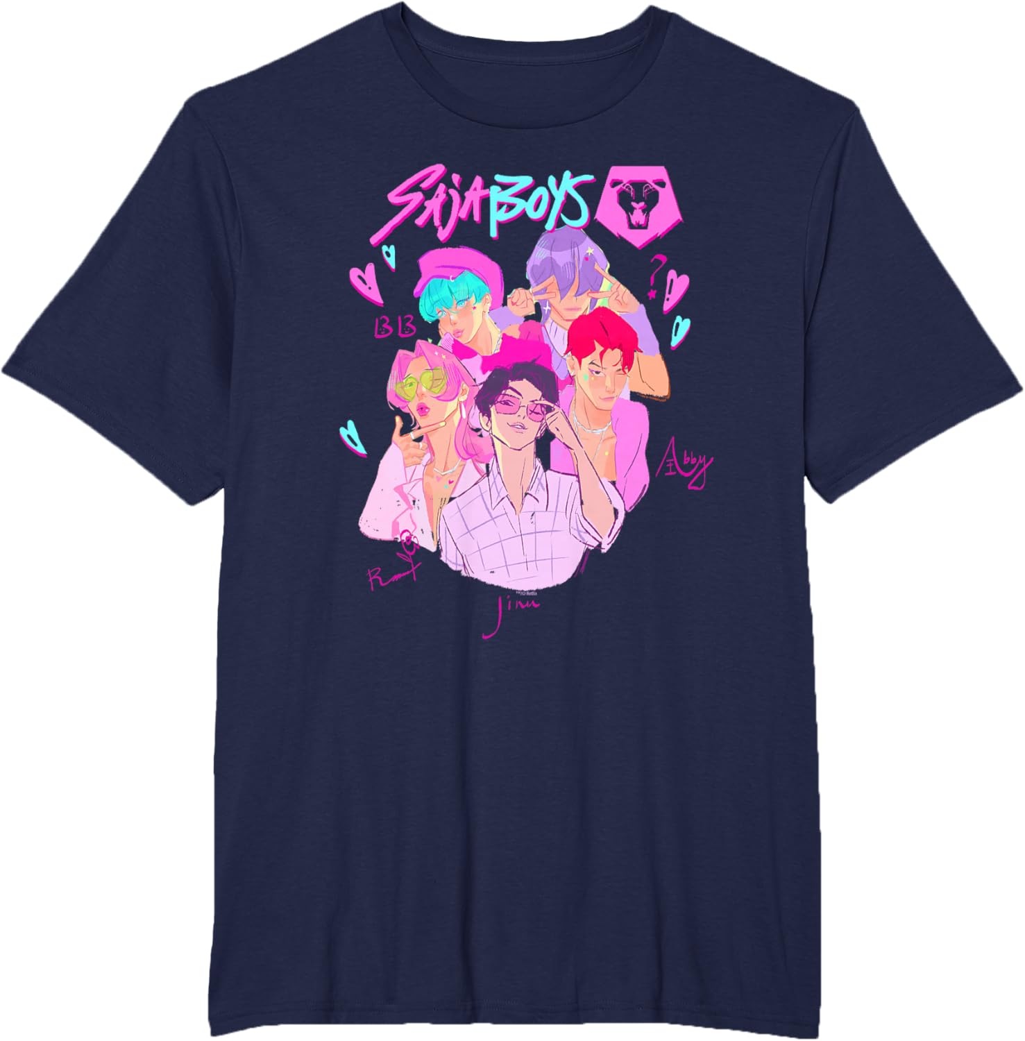 KPop Demon Hunters Saja Boy Heartthrob Tshirt Summer Mens and Womens Clothing Fashion Casual Couple Short Sleeved Tshirt S
KPop Demon Hunters Saja Boy Heartthrob Tshirt Summer Mens and Womens Clothing Fashion Casual Couple Short Sleeved Tshirt S