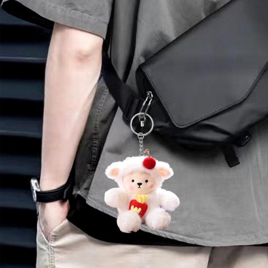 Doll Pendant Keychain Cartoon Lamb Wearing Necktie Plush Keyring Car Key Holder Pendant Backpack Accessories B
Doll Pendant Keychain Cartoon Lamb Wearing Necktie Plush Keyring Car Key Holder Pendant Backpack Accessories B