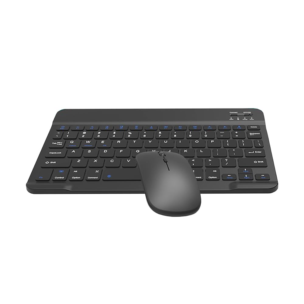 Bluetooth клавіатура та миша для та Англійська та сумісні з та Міні клавіатури iPad, планшети, iPhone, смартфони, перезаряджається через Type-C, розкладка, чорний
Bluetooth клавіатура та миша для та Англійська та сумісні з та Міні клавіатури iPad, планшети, iPhone, смартфони, перезаряджається через Type-C, розкладка, чорний