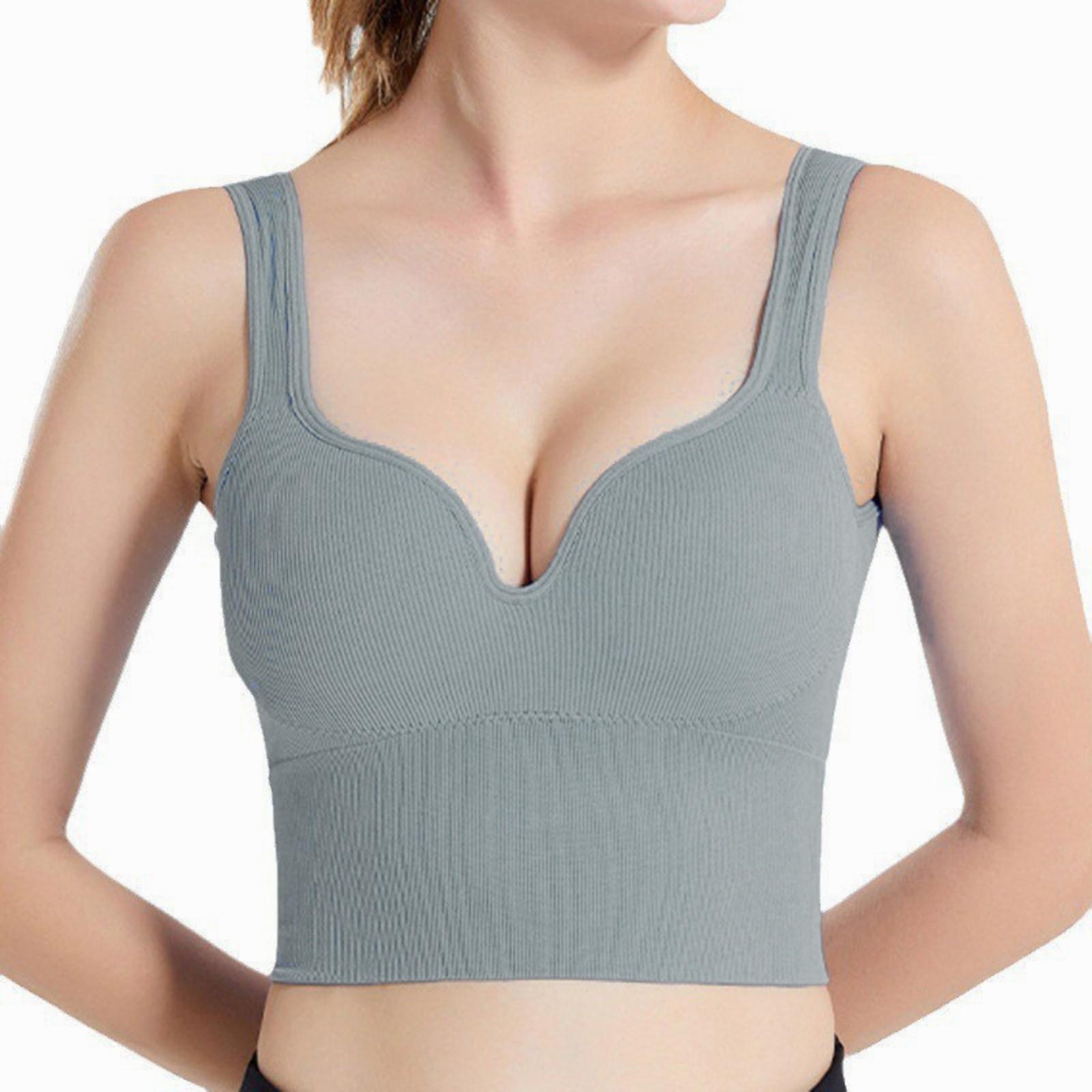 Женский однотонный спортивный бюстгальтер с фиксированной чашкой XL
Женский однотонный спортивный бюстгальтер с фиксированной чашкой XL