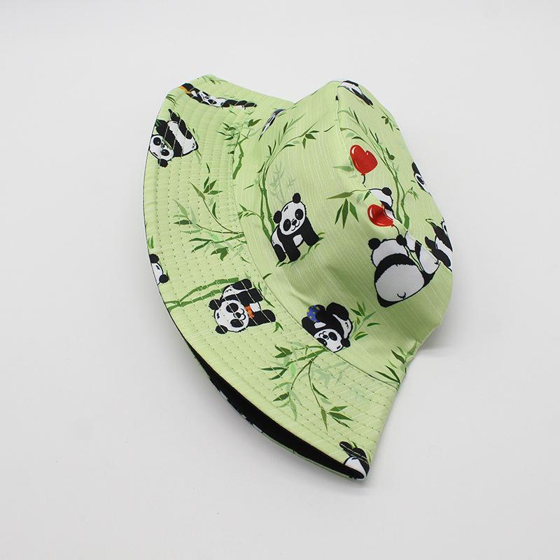 Ins Japanese And Korean Students Basin Hat Cute Super Cute Panda Cartoon Sunshade Sun Protection Hat Children Summer Bucket Hat M(56-58cm) зелений
Ins Japanese And Korean Students Basin Hat Cute Super Cute Panda Cartoon Sunshade Sun Protection Hat Children Summer Bucket Hat M(56-58cm) зелений