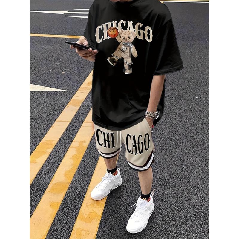 Summer Casual Men S T-Shirt and 5/4 Pants Set, Breathable Outdoor, 3D Print XXL
Summer Casual Men S T-Shirt and 5/4 Pants Set, Breathable Outdoor, 3D Print XXL