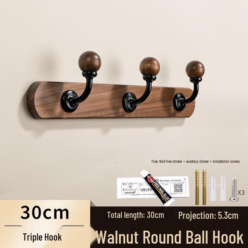 Solid Wood Wall Hook for Coats and Bags, Wall-Mounted Rack for Entryways and Fitting Rooms.
Solid Wood Wall Hook for Coats and Bags, Wall-Mounted Rack for Entryways and Fitting Rooms.