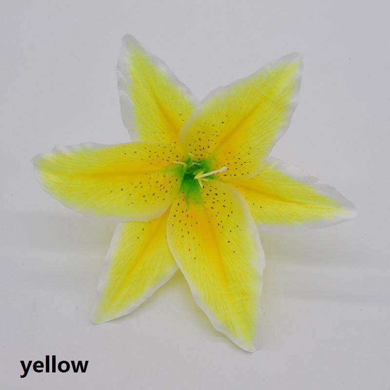 10pcs/lot 18cm Silk Lily Artificial Flower Head For Wedding Decoration DIY Garland Decorative Floristry Fake Flowers
10pcs/lot 18cm Silk Lily Artificial Flower Head For Wedding Decoration DIY Garland Decorative Floristry Fake Flowers