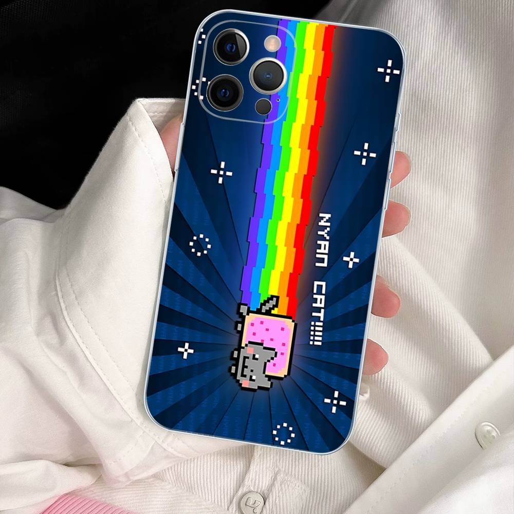 Cute N-Nyan Cat For IPhone 17 16 15 14 13 12 Mini 11 Pro Max Transparent Case iPhone 17pro max
Cute N-Nyan Cat For IPhone 17 16 15 14 13 12 Mini 11 Pro Max Transparent Case iPhone 17pro max