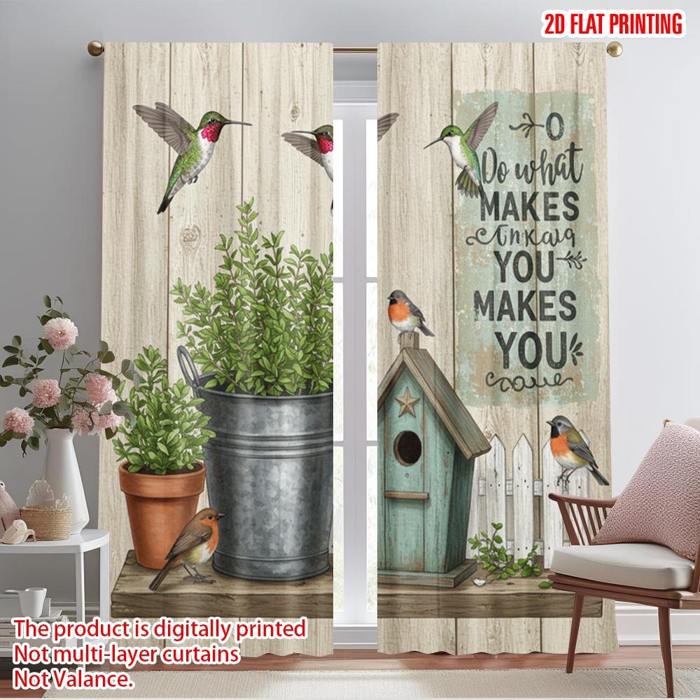2pcs 2D flat printing Drapes Hummingbirds Birdhouse Nature Polyester Fabric Without Electricity 0 Perfect for Holiday Parties 52.50×116.00 CM 2pcs
2pcs 2D flat printing Drapes Hummingbirds Birdhouse Nature Polyester Fabric Without Electricity 0 Perfect for Holiday Parties 52.50×116.00 CM 2pcs