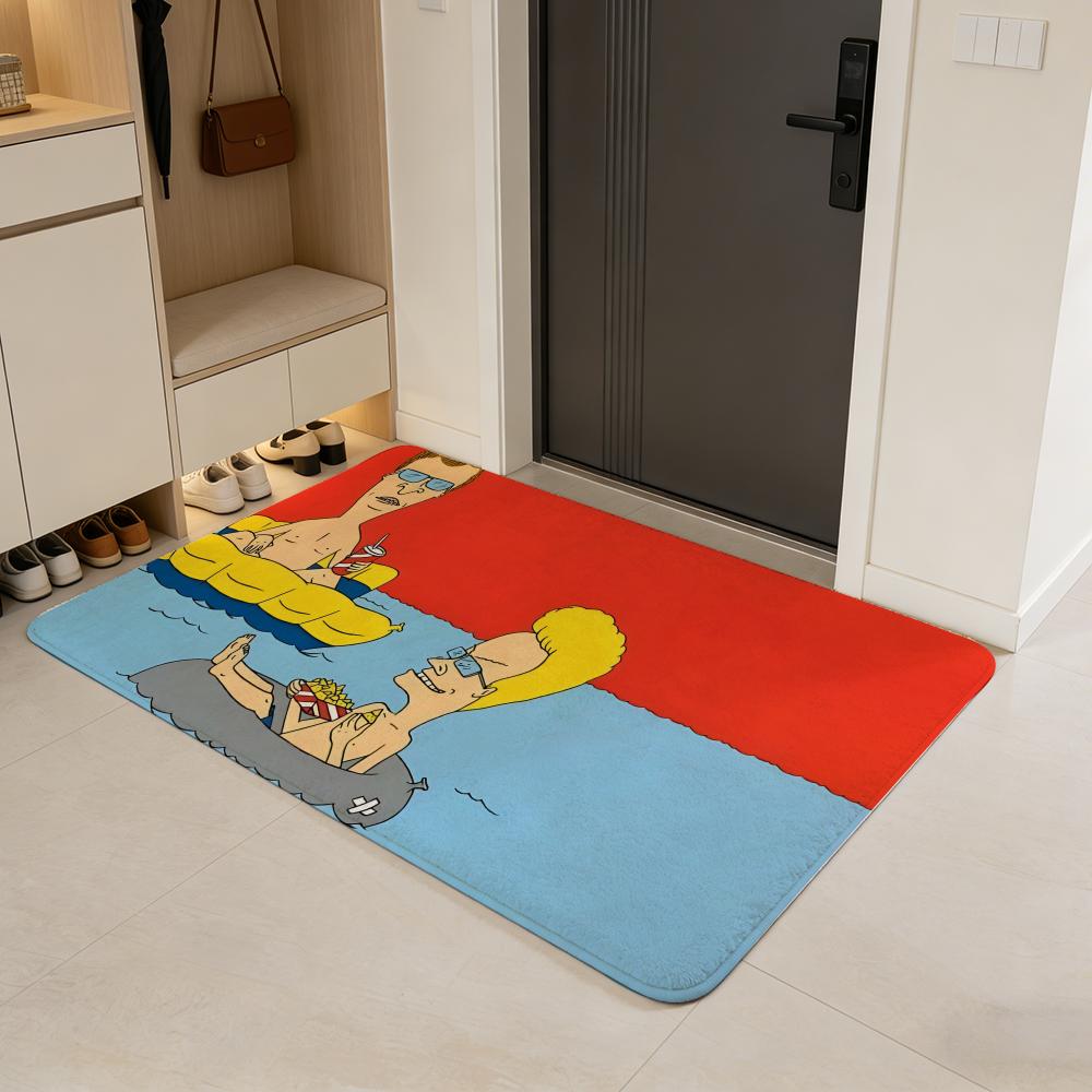cartoon B-Beavis and Butt-Head Floor Mat Flannel Door Mat Non-Slip Absorbent Washable Indoor Home Rug 40x60cm
cartoon B-Beavis and Butt-Head Floor Mat Flannel Door Mat Non-Slip Absorbent Washable Indoor Home Rug 40x60cm