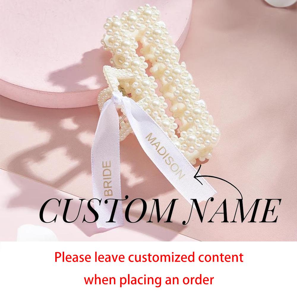 Personalized Bride Wedding Day Gift Hair Clip Engagement Bridesmaid Proposal Gift Bride To Be Bachelorette Party Bridal Shower чорний
Personalized Bride Wedding Day Gift Hair Clip Engagement Bridesmaid Proposal Gift Bride To Be Bachelorette Party Bridal Shower чорний