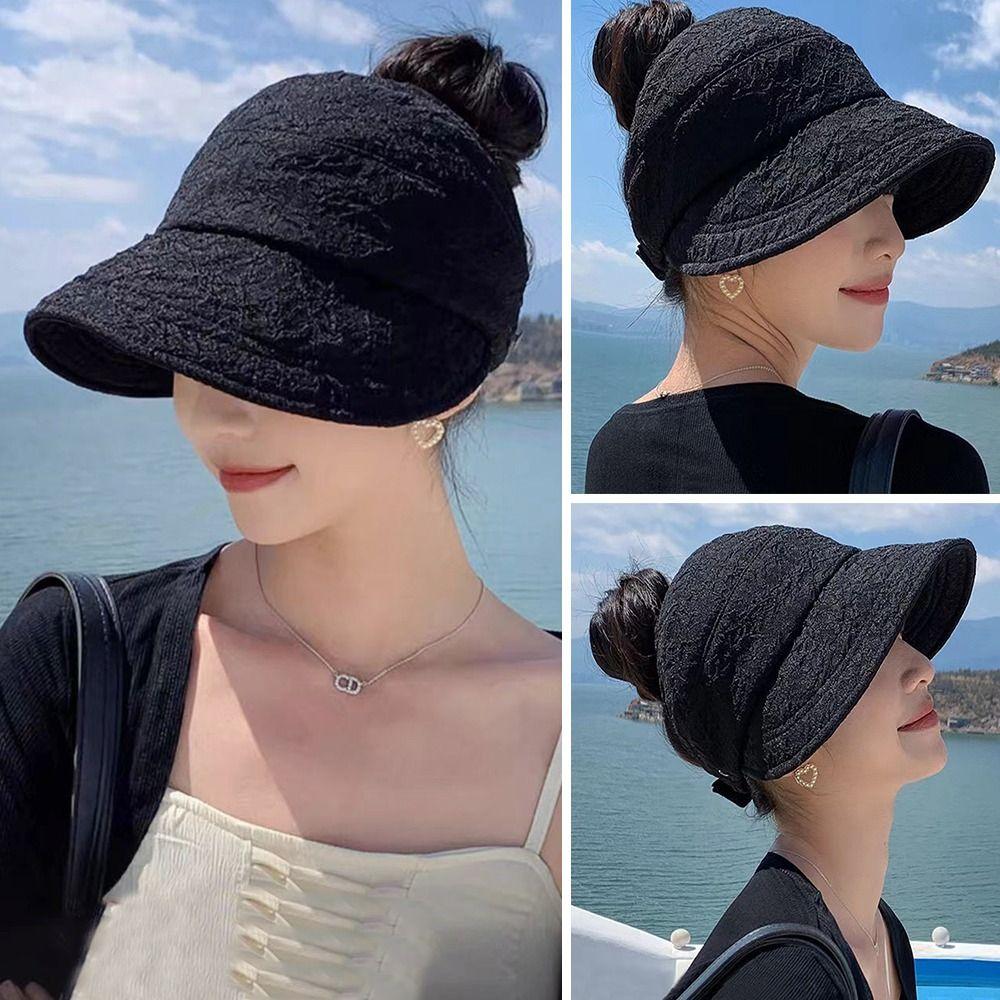 Wide Brim Beach Caps Foldable Bucket Hat Summer Visors Women чорний
Wide Brim Beach Caps Foldable Bucket Hat Summer Visors Women чорний