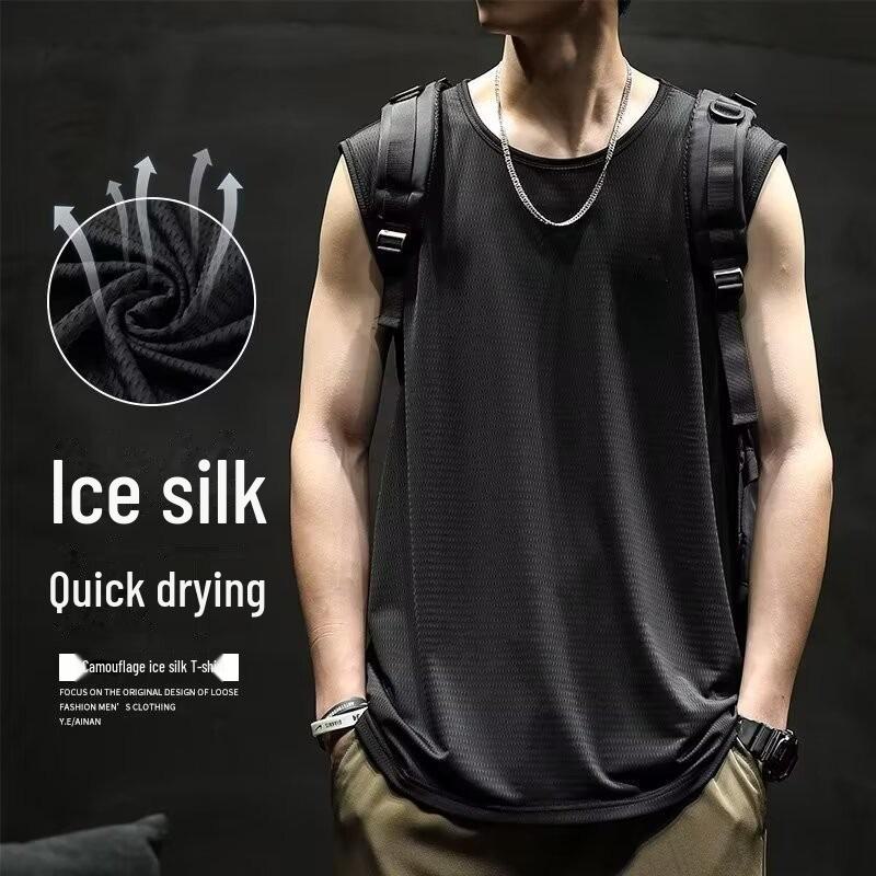 Мужской быстросохнущий спортивный жилет без рукавов для летнего фитнеса и баскетбола 3XL чёрный
Мужской быстросохнущий спортивный жилет без рукавов для летнего фитнеса и баскетбола 3XL чёрный